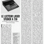 studerA730-ecoute ecoute critique du Studer A730 en 1992