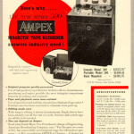 Magnétopgone Ampex 300 - 1950