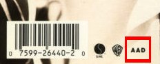 code SPARS des CDs